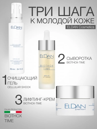 Инфографика Лифтинг-крем 24 часа «Premium biothox-time» (ELD-49) - карточка №6 (без артикулов)