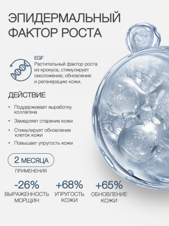 Инфографика Активная регенерирующая сыворотка EGF  (ELD-95) - карточка №6 (без артикулов)