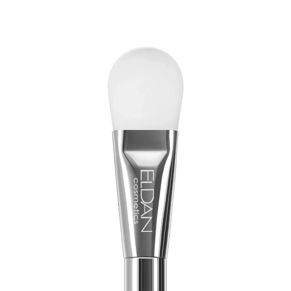 Кисть косметическая силиконовая с лопаткой ELDAN 2