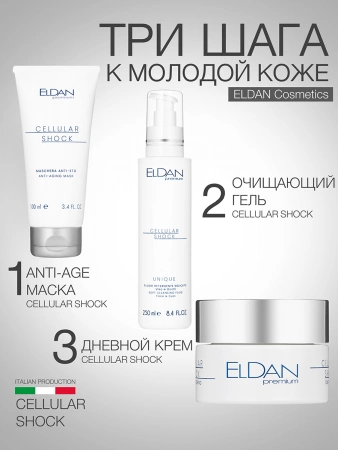 Инфографика Очищающее средство Premium Cellular Shock (ELD-39) - карточка №6 (без артикулов)
