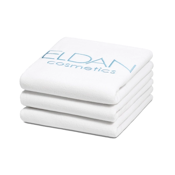 00061AS Полотенце с  логотипом ELDAN большое 100_200 Голубое New 2
